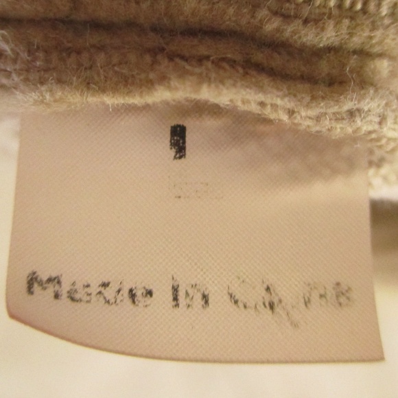 Playboy Jean Jacket Men's Large Beige Trucker Denim Corduroy Collar Button Front - Picture 7 of 9